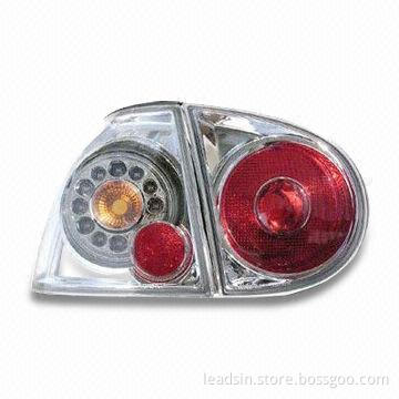 12V Car Tail Light, Suitable for Toyota Hiace 2005, Made of PC and PP Materials